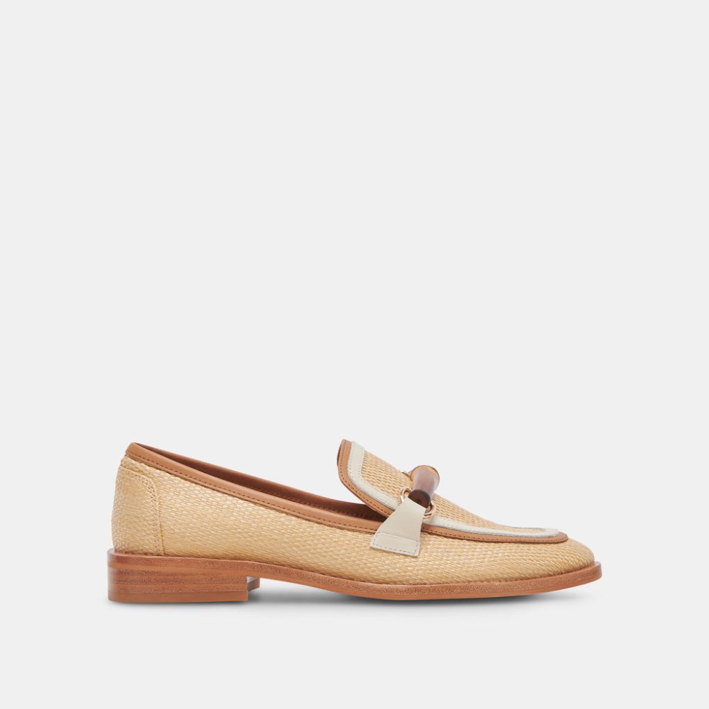 Dolce Vita Sarara Flats Honey Raffia
