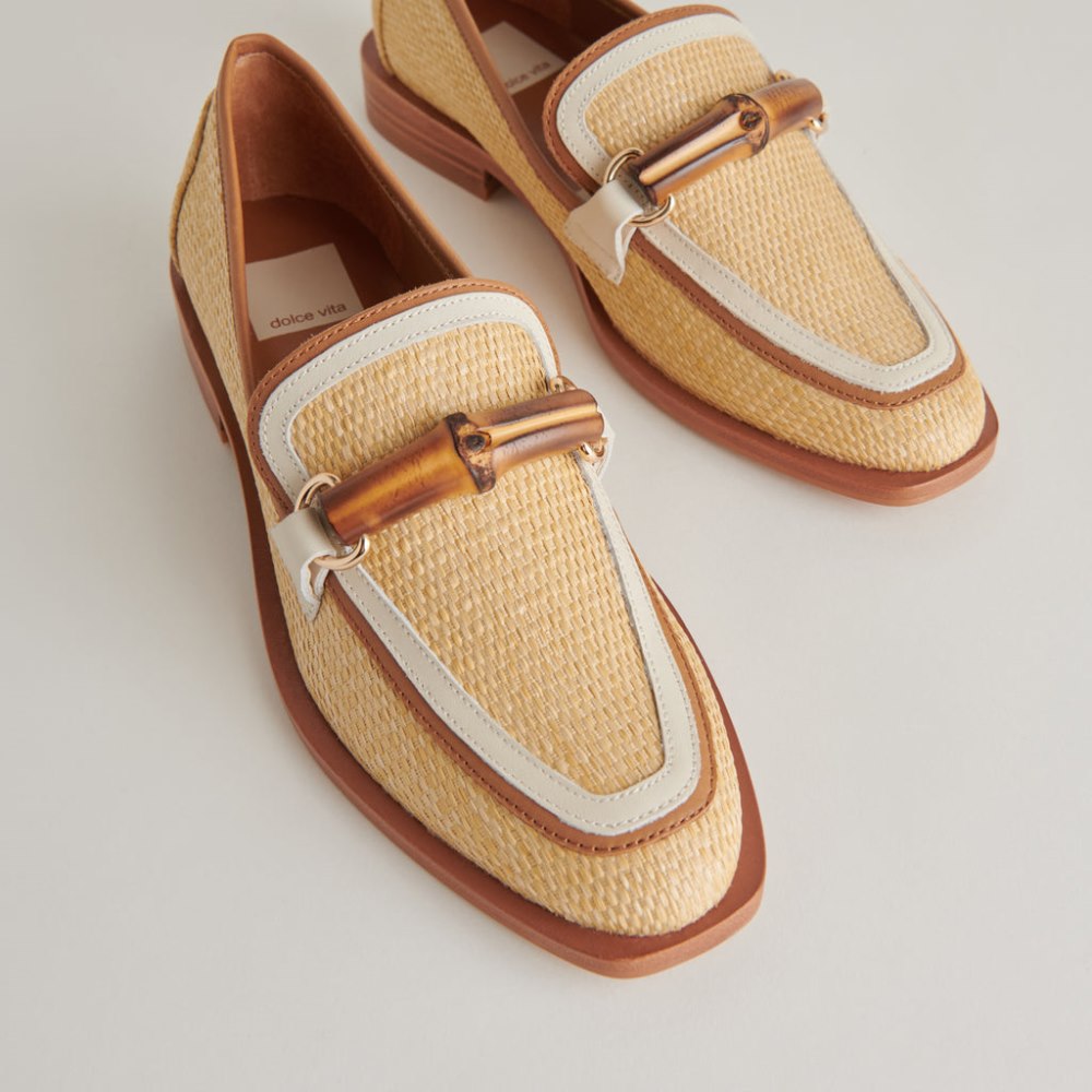 Dolce Vita Sarara Flats Honey Raffia