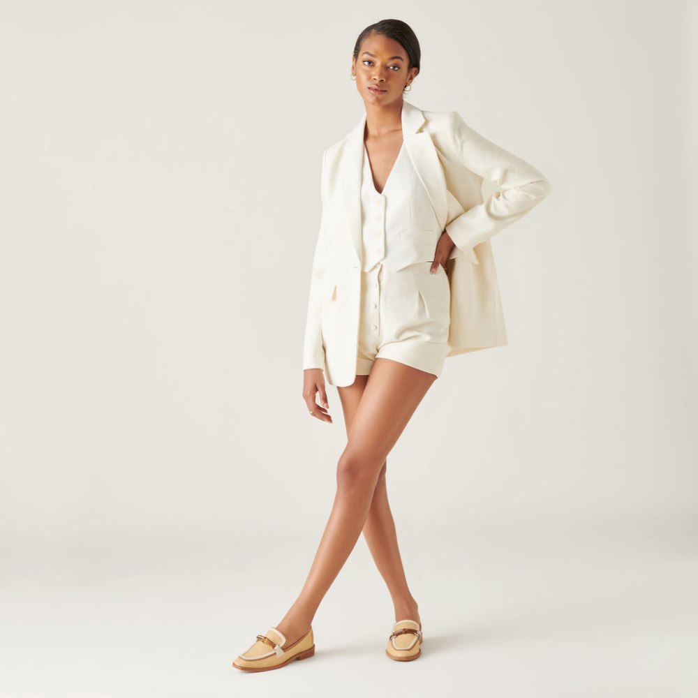 Dolce Vita Sarara Flats Honey Raffia