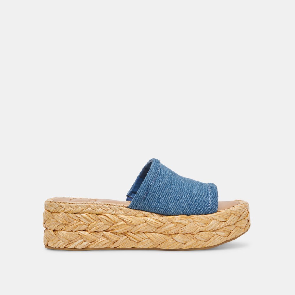 Dolce Vita Chavi Sandals Blue Denim