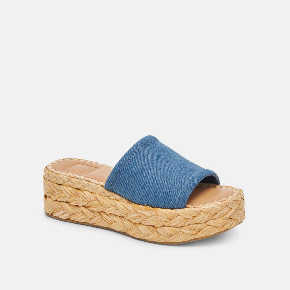Dolce Vita Chavi Sandals Blue Denim