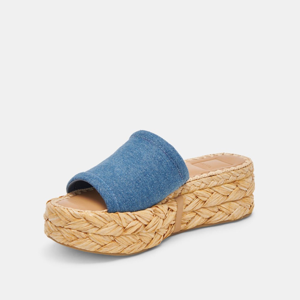 Dolce Vita Chavi Sandals Blue Denim