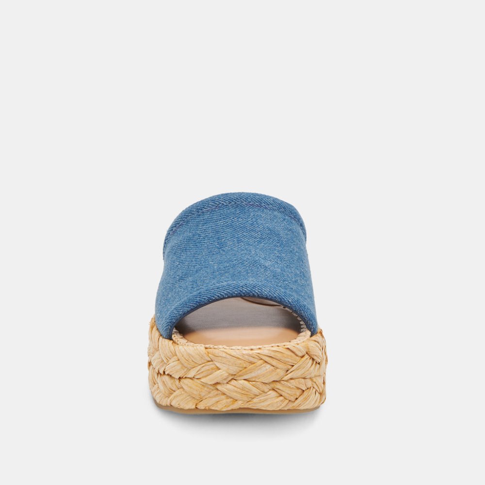 Dolce Vita Chavi Sandals Blue Denim