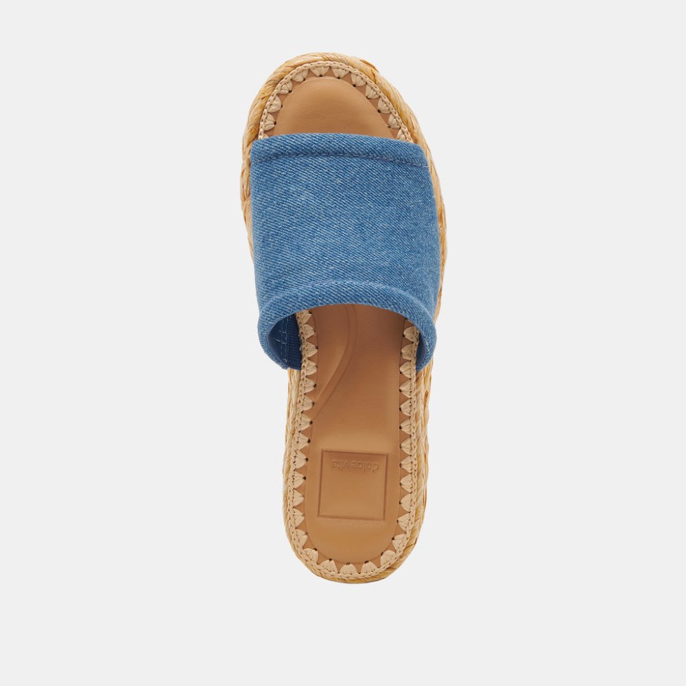 Dolce Vita Chavi Sandals Blue Denim