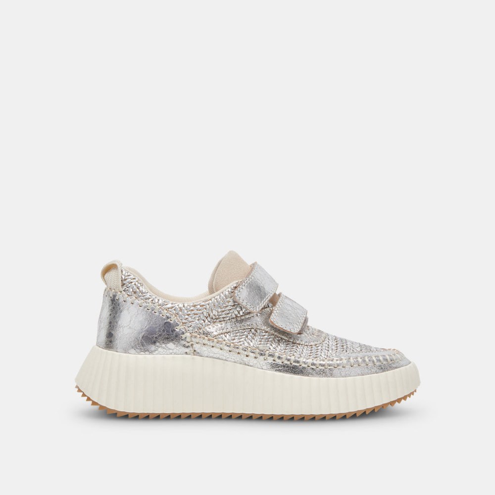 Dolce Vita Demo Sneakers Silver Knit