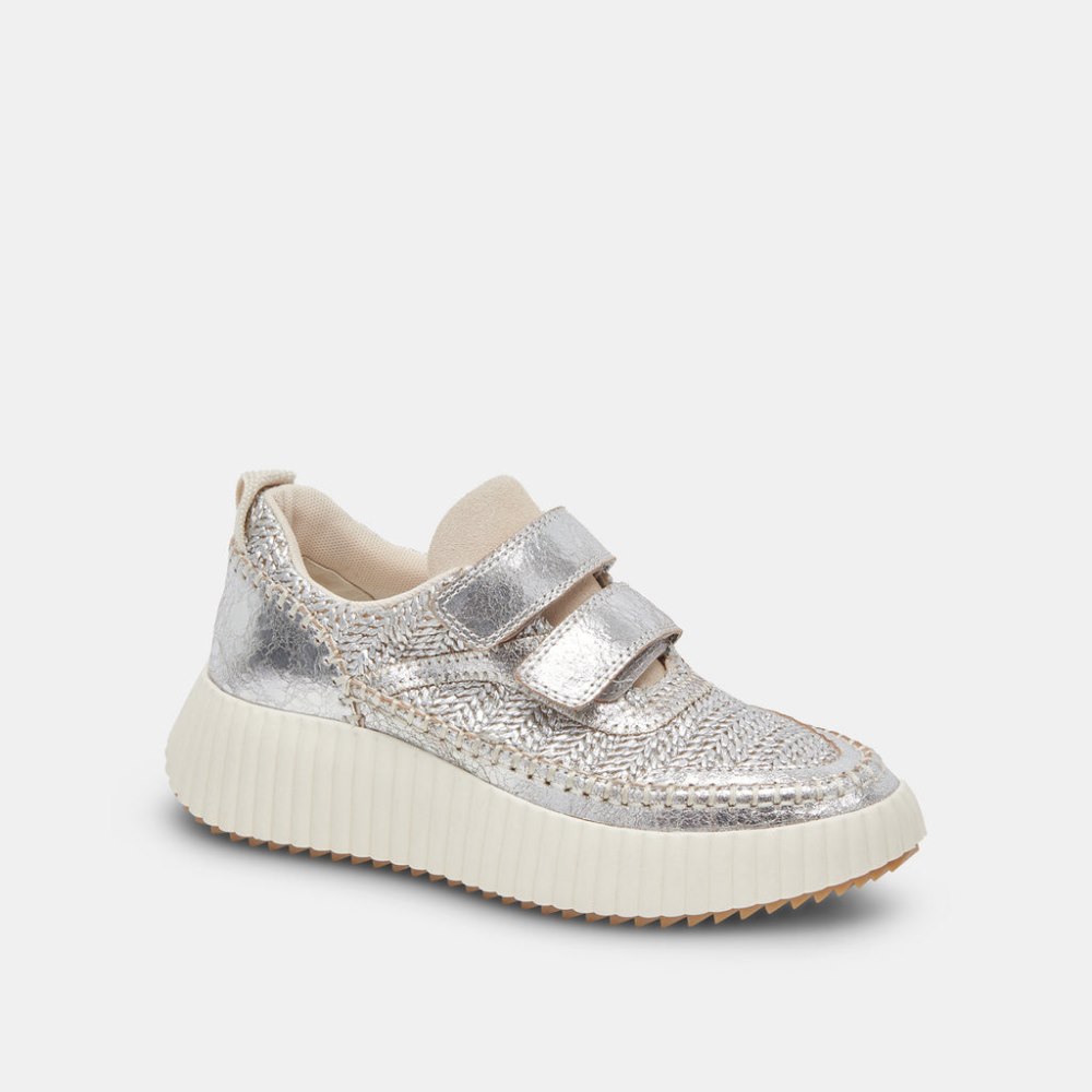Dolce Vita Demo Sneakers Silver Knit