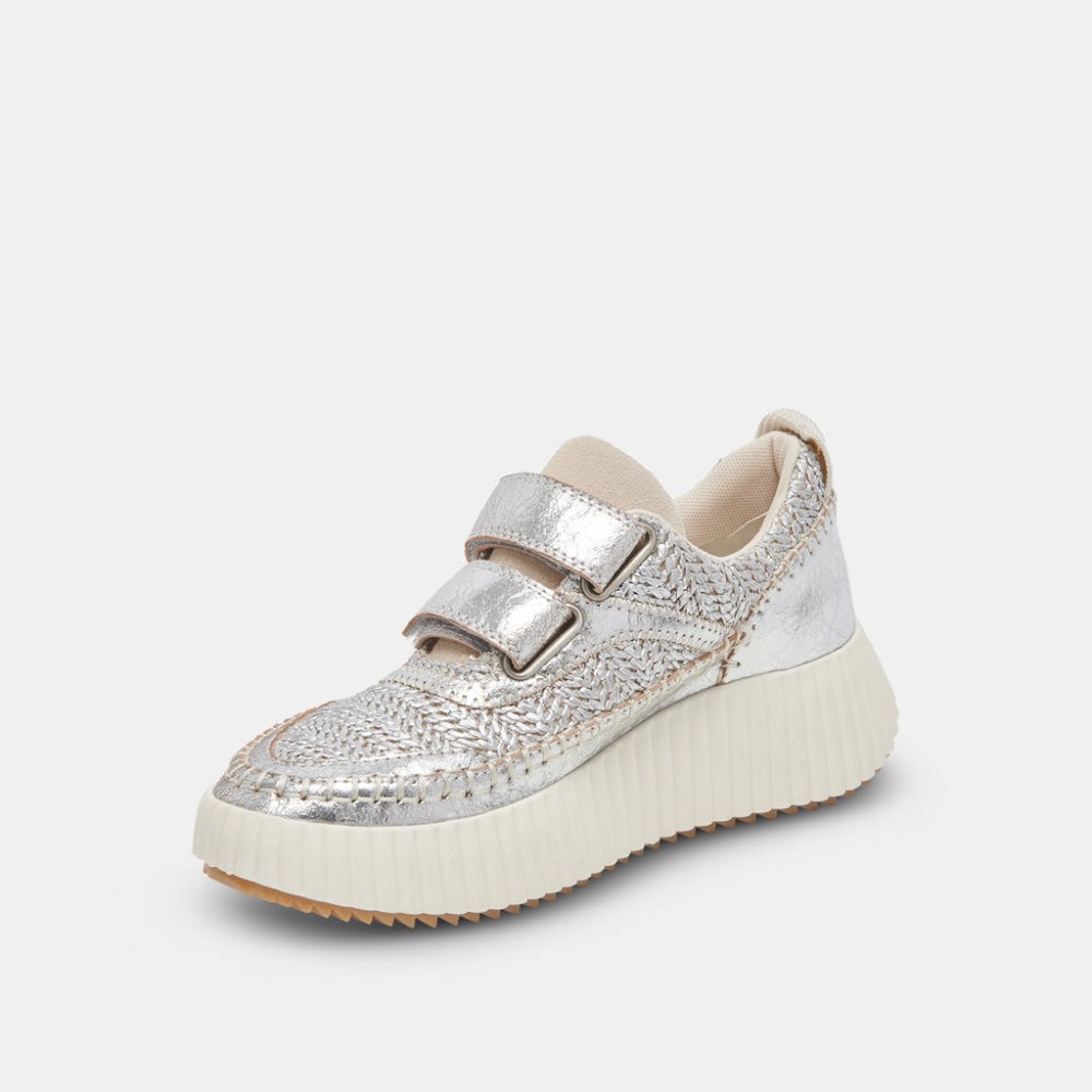 Dolce Vita Demo Sneakers Silver Knit