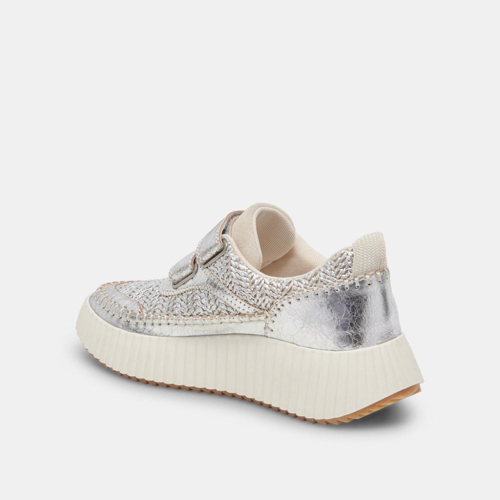 Dolce Vita Demo Sneakers Silver Knit