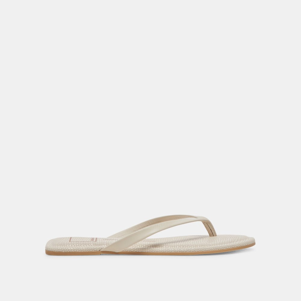 Dolce Vita Layney Sandals Ivory Leather