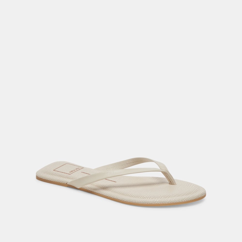 Dolce Vita Layney Sandals Ivory Leather