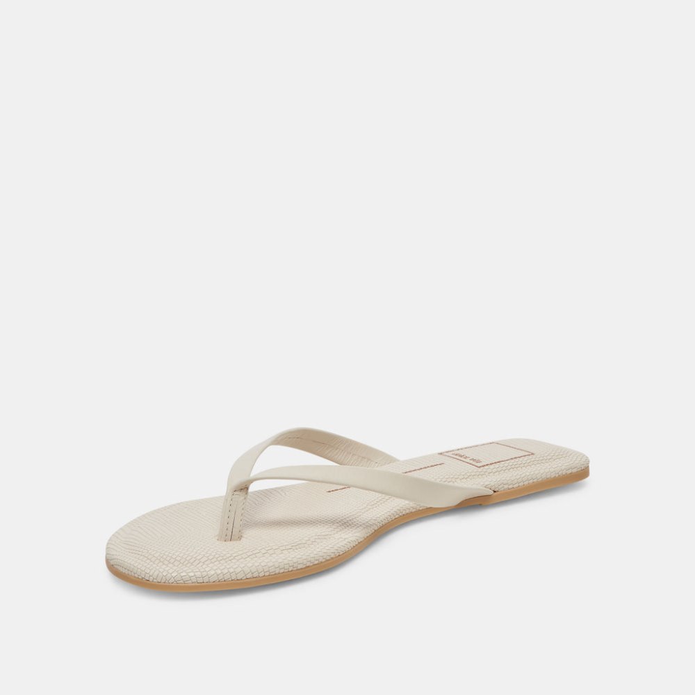 Dolce Vita Layney Sandals Ivory Leather