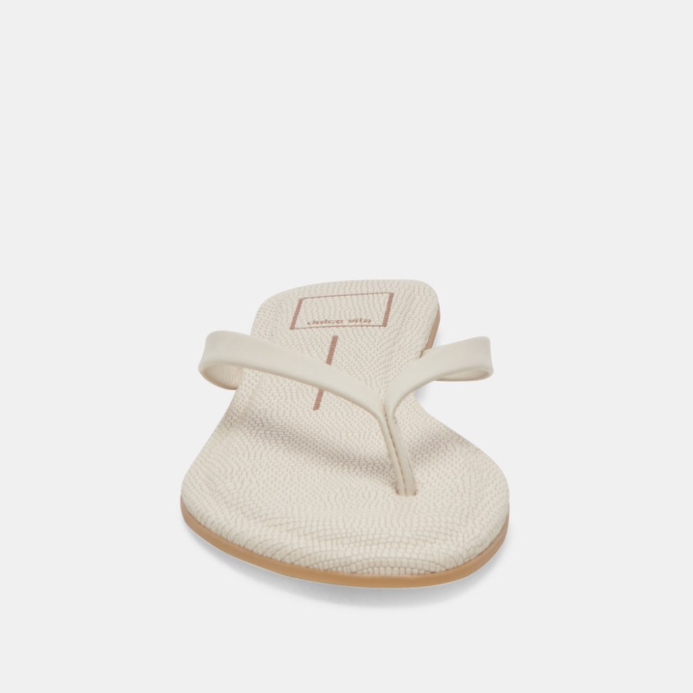 Dolce Vita Layney Sandals Ivory Leather