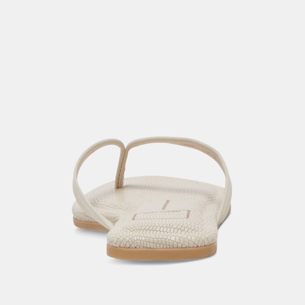Dolce Vita Layney Sandals Ivory Leather