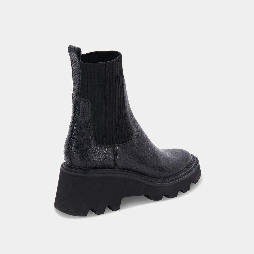 Dolce Vita Hoven H2o Boots Black Leather