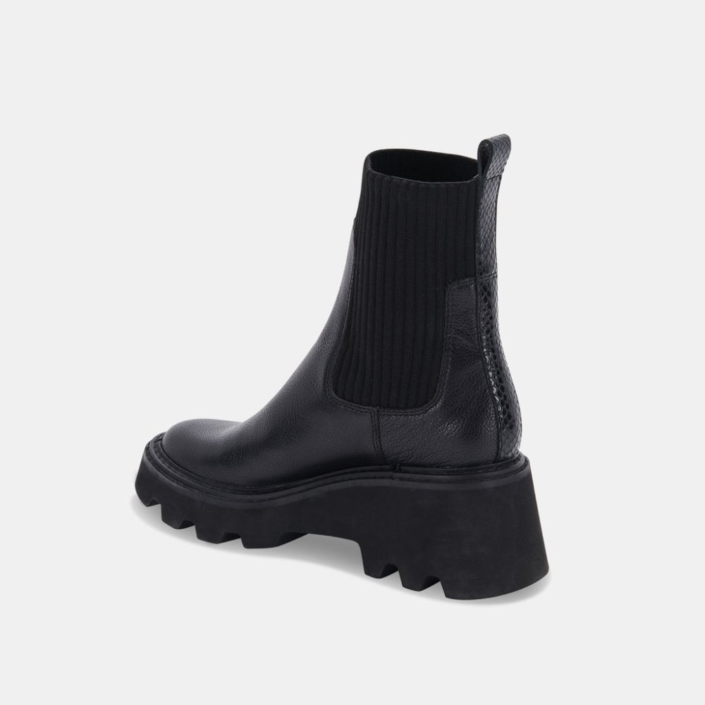 Dolce Vita Hoven H2o Boots Black Leather