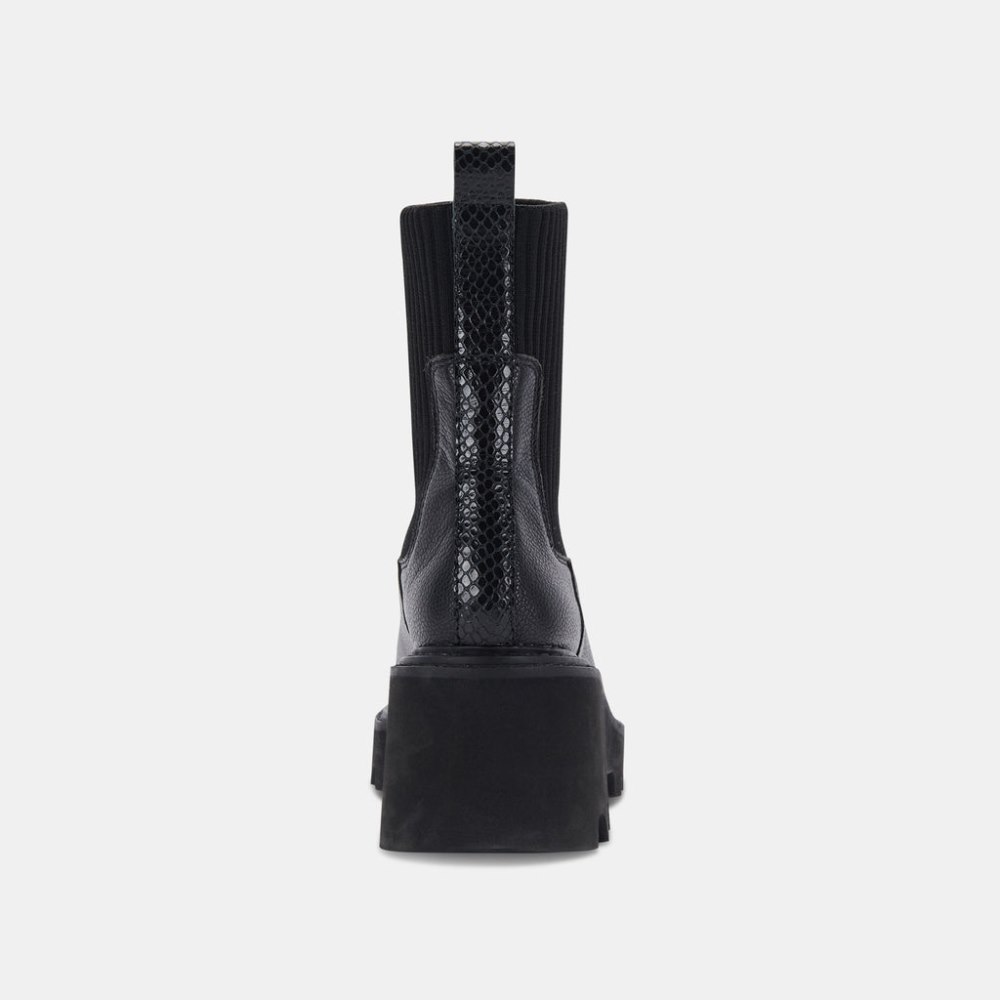 Dolce Vita Hoven H2o Boots Black Leather