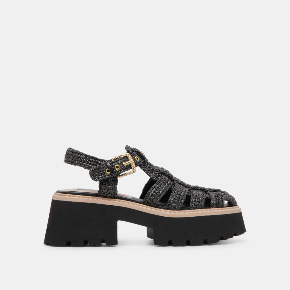 Dolce Vita Lasly Sandals Onyx Knit