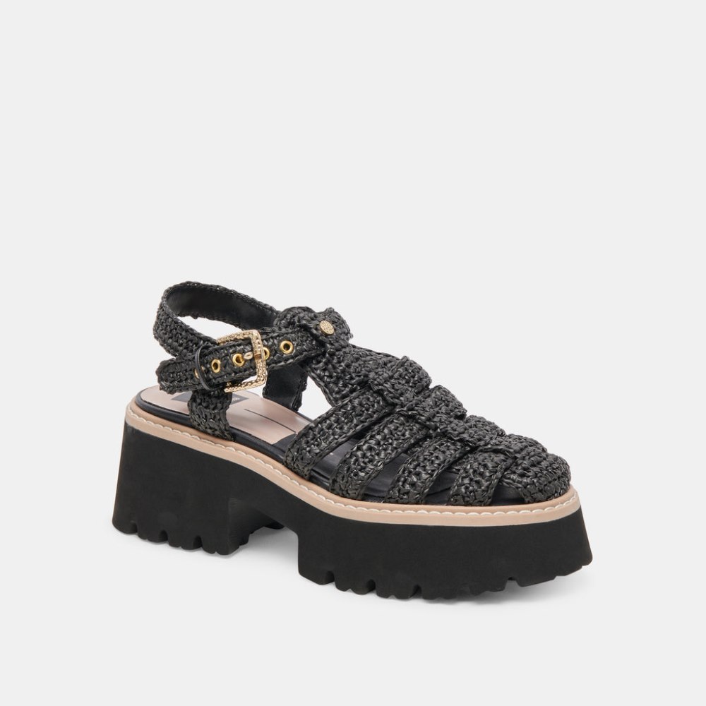 Dolce Vita Lasly Sandals Onyx Knit