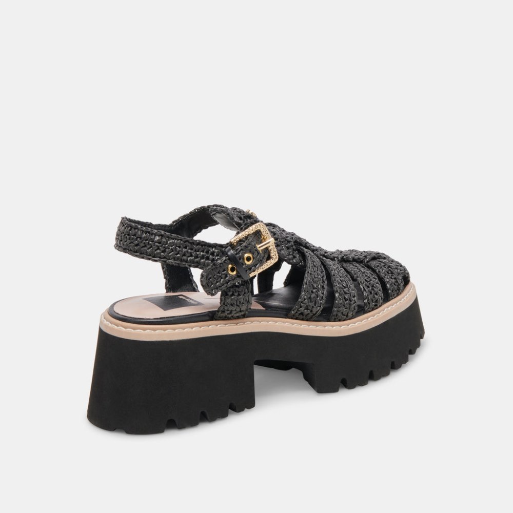 Dolce Vita Lasly Sandals Onyx Knit