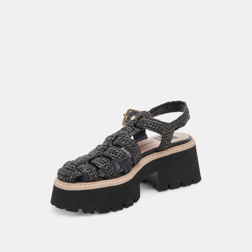 Dolce Vita Lasly Sandals Onyx Knit