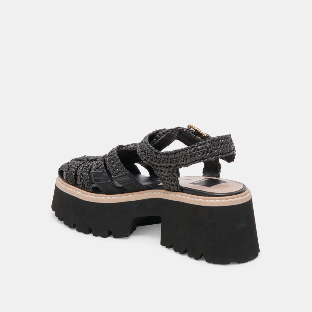 Dolce Vita Lasly Sandals Onyx Knit