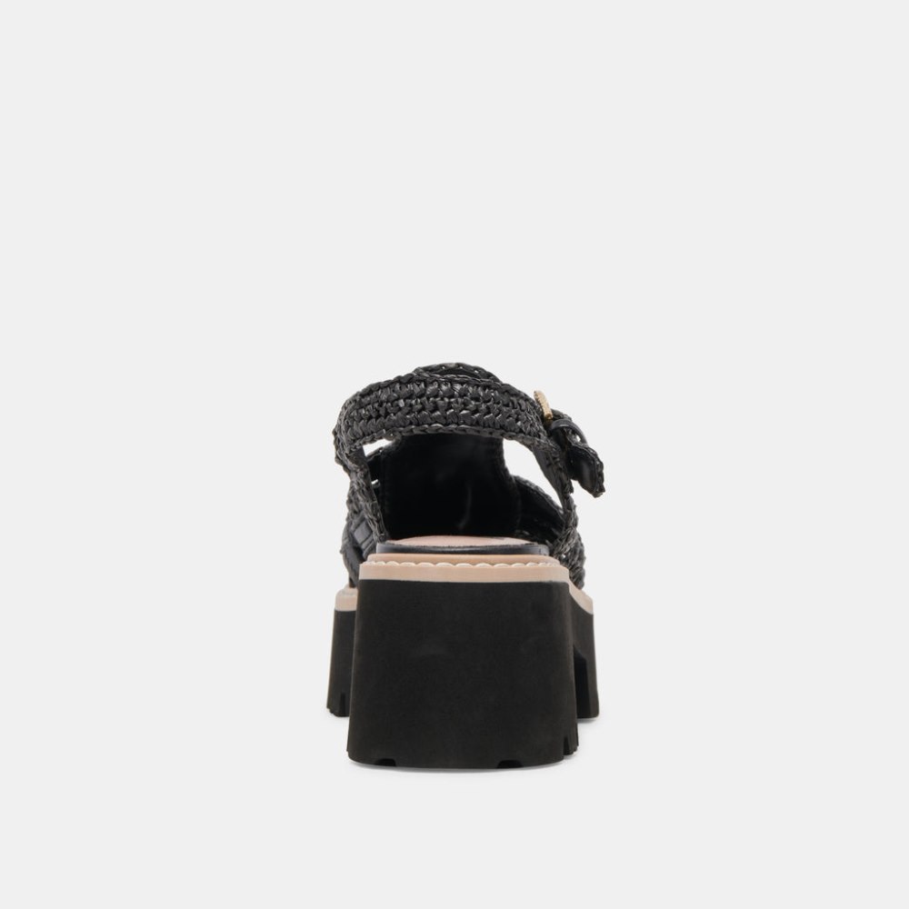 Dolce Vita Lasly Sandals Onyx Knit