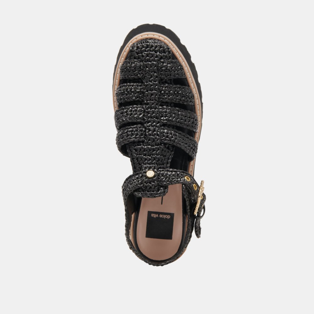 Dolce Vita Lasly Sandals Onyx Knit