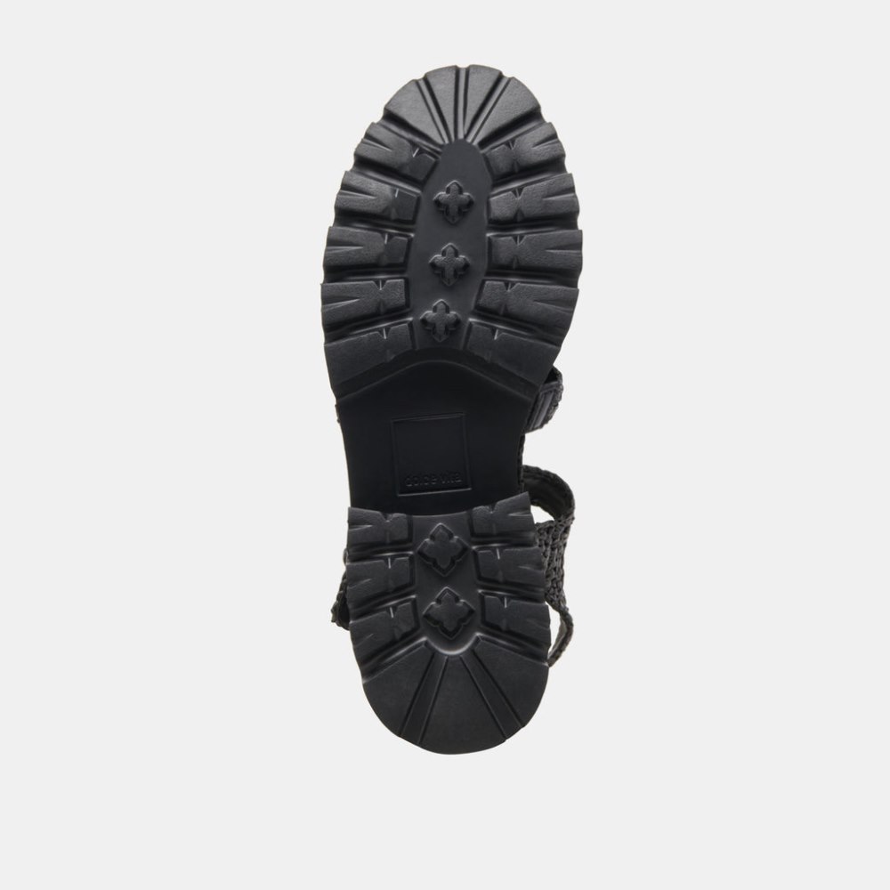 Dolce Vita Lasly Sandals Onyx Knit
