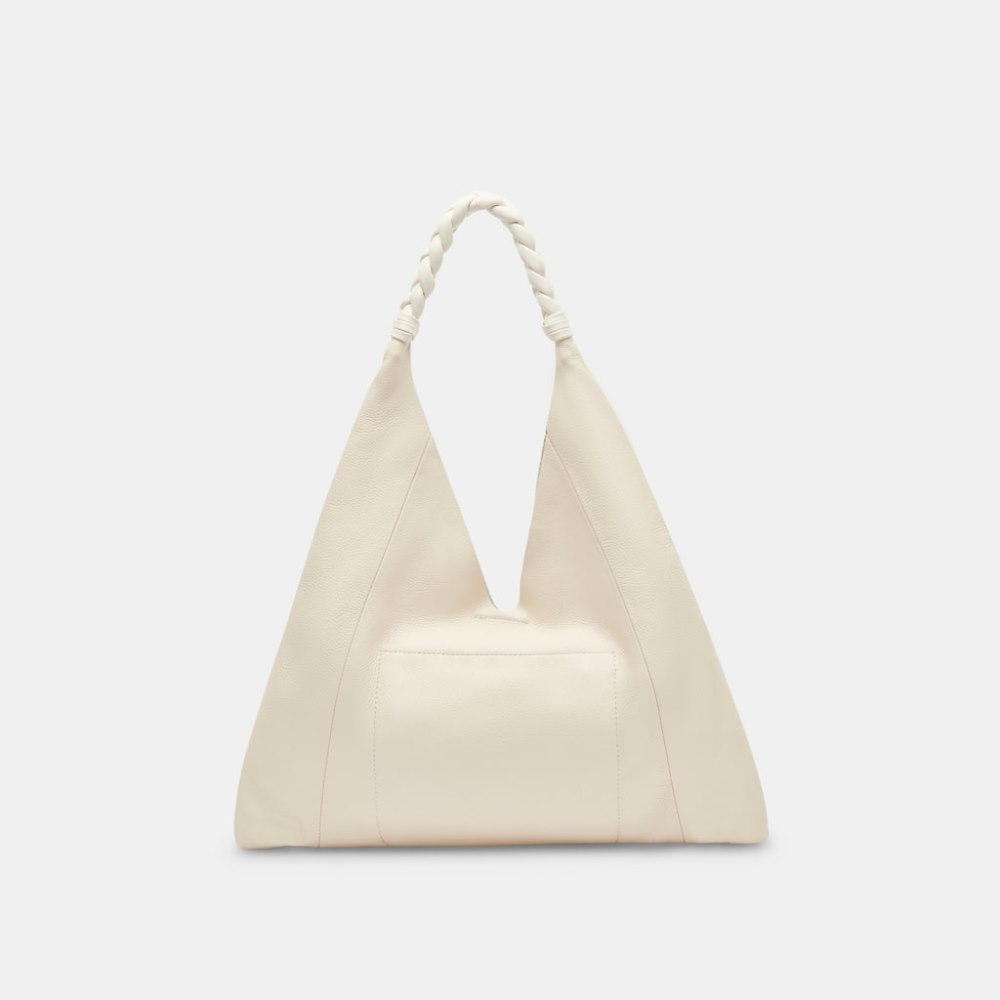 Dolce Vita Mia Tote Ivory Leather