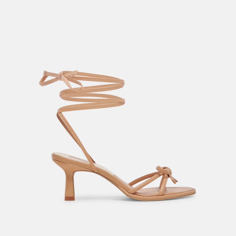 Dolce Vita Maison Heels Light Tan Leather