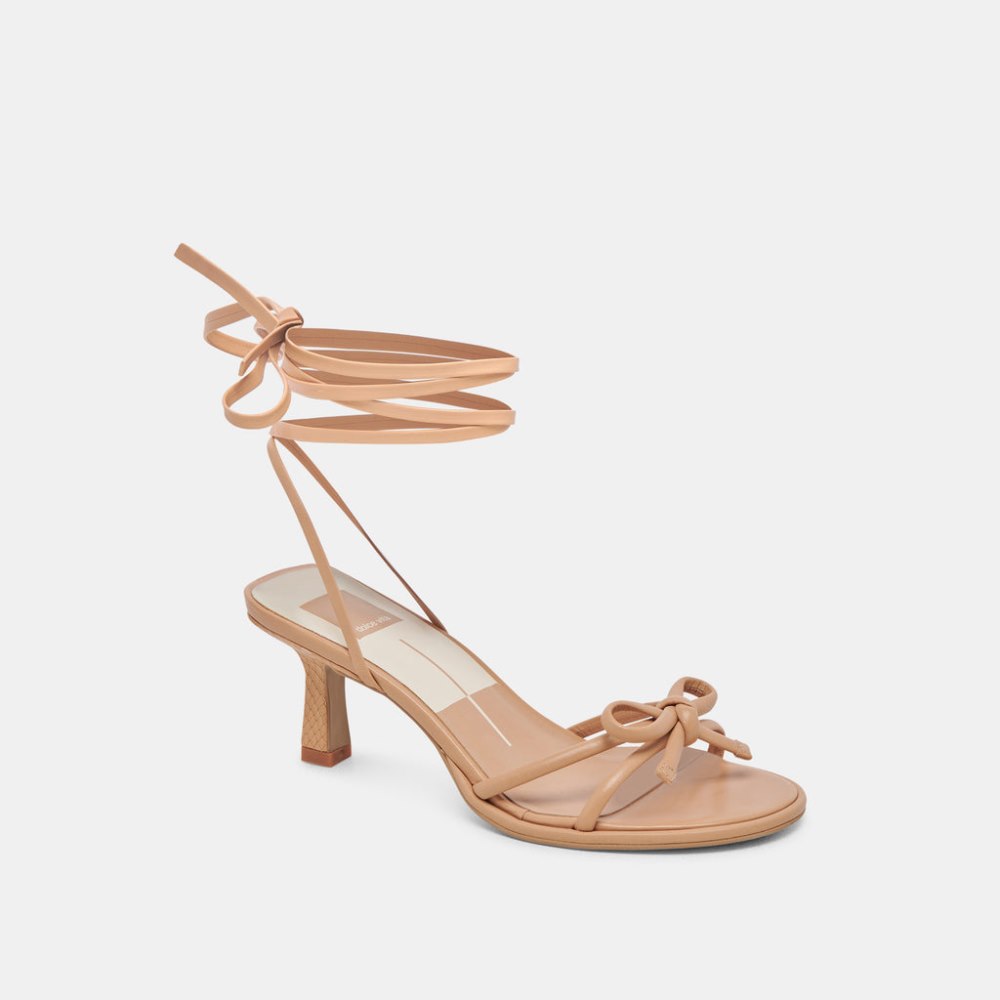 Dolce Vita Maison Heels Light Tan Leather