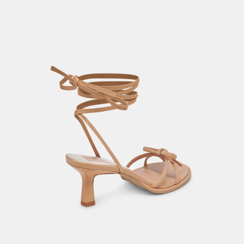 Dolce Vita Maison Heels Light Tan Leather