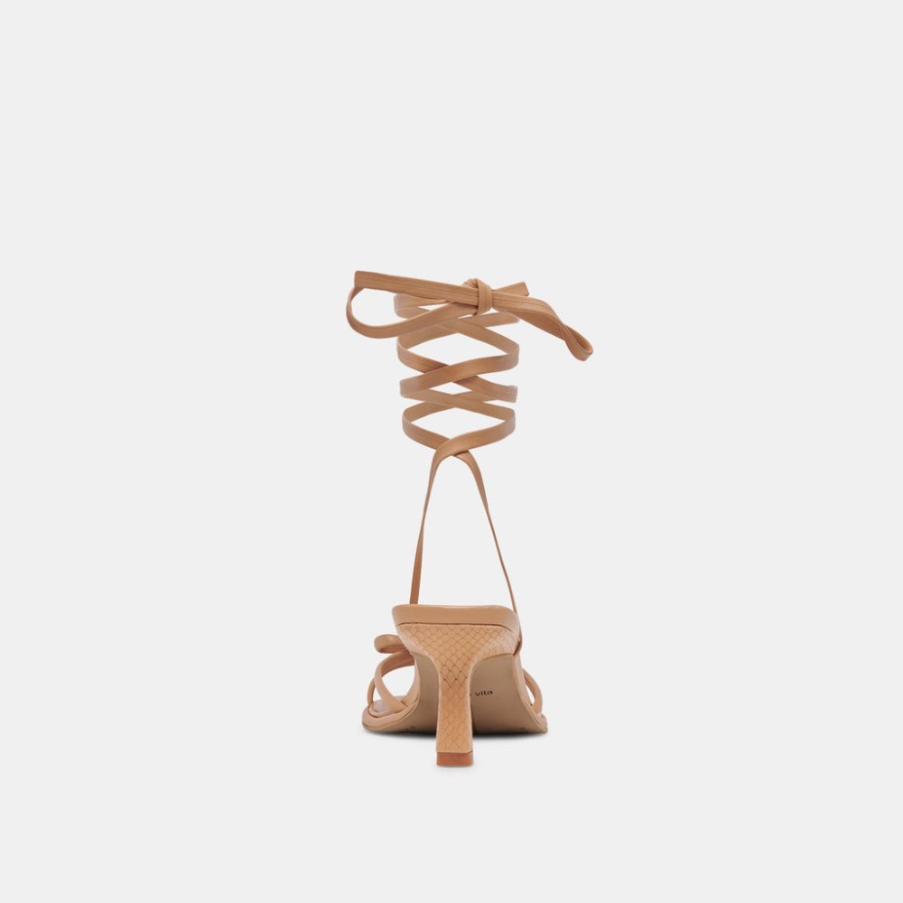 Dolce Vita Maison Heels Light Tan Leather
