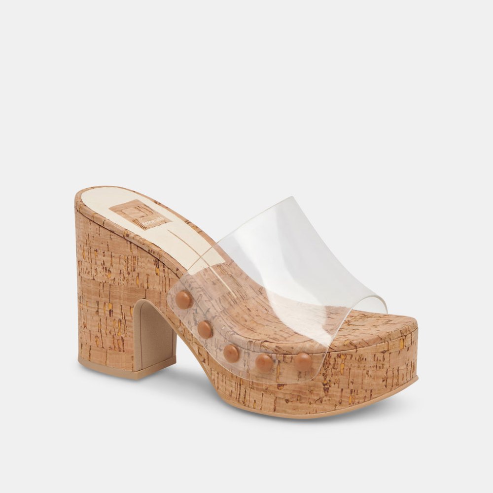 Dolce Vita Emol Heels Crystal Vinyl