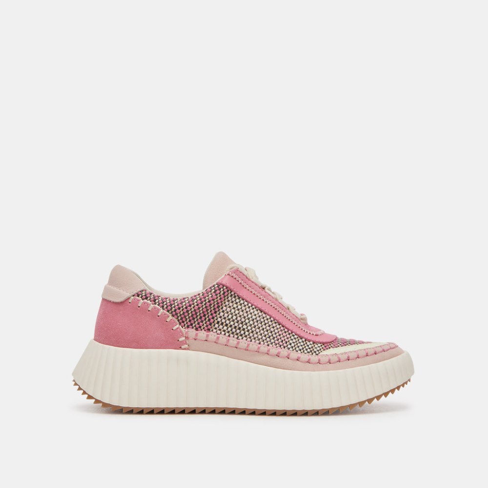 Dolce Vita Dolen Sneakers Pink Multi Woven