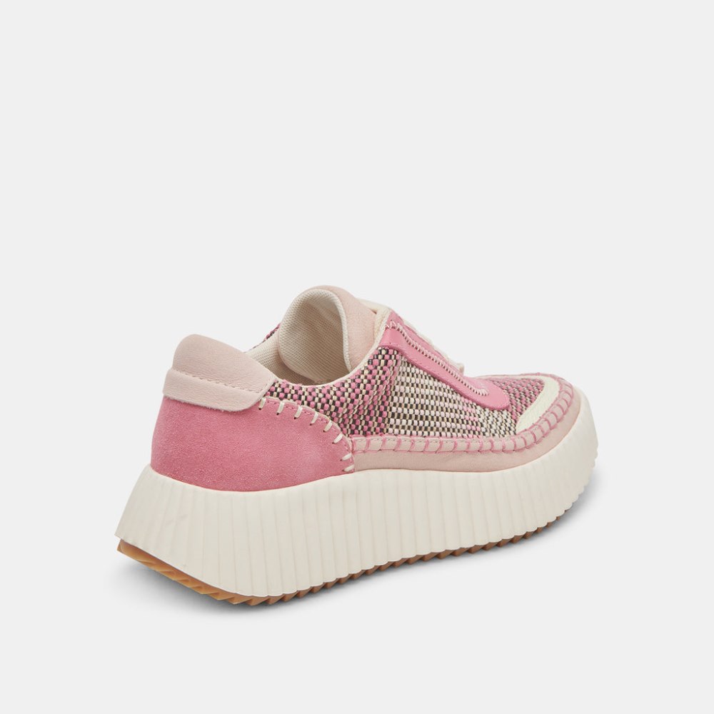 Dolce Vita Dolen Sneakers Pink Multi Woven
