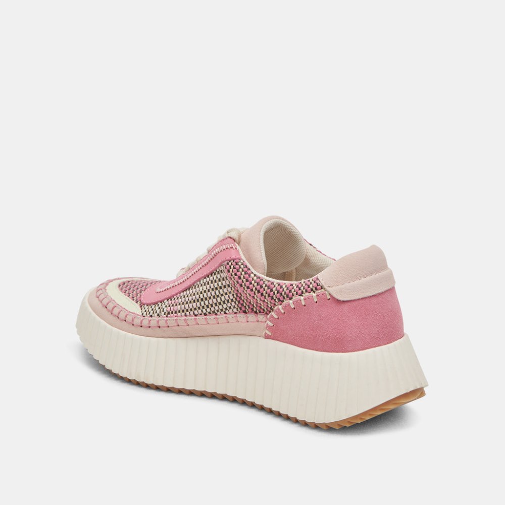 Dolce Vita Dolen Sneakers Pink Multi Woven