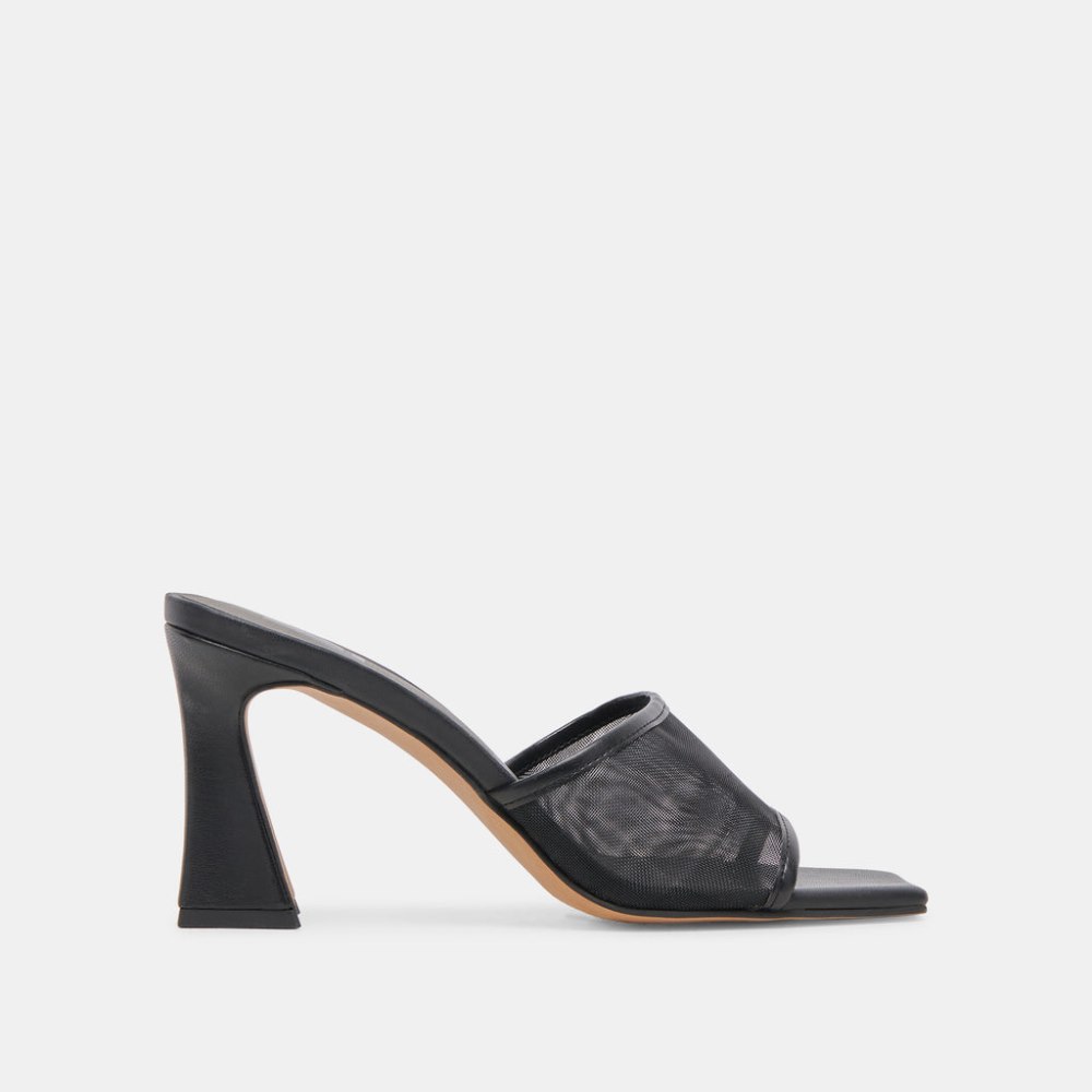 Dolce Vita Narda Heels Onyx Mesh
