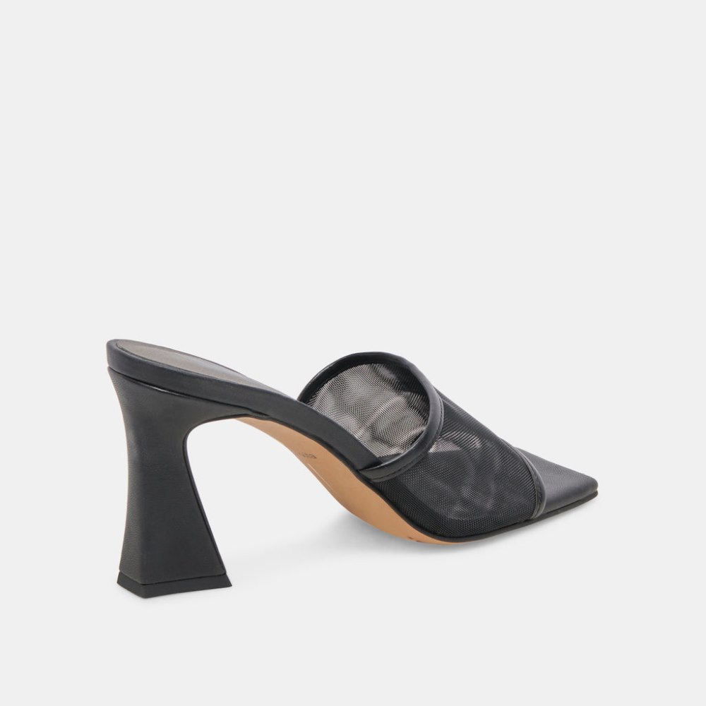 Dolce Vita Narda Heels Onyx Mesh