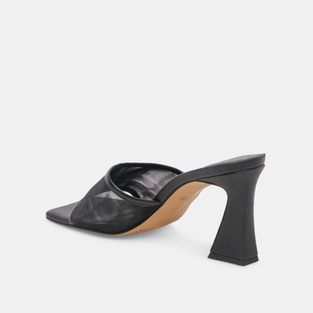 Dolce Vita Narda Heels Onyx Mesh
