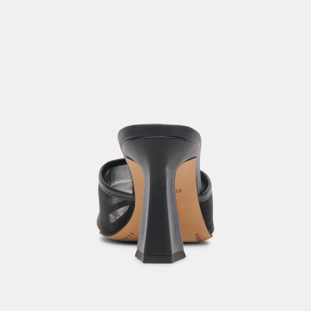 Dolce Vita Narda Heels Onyx Mesh