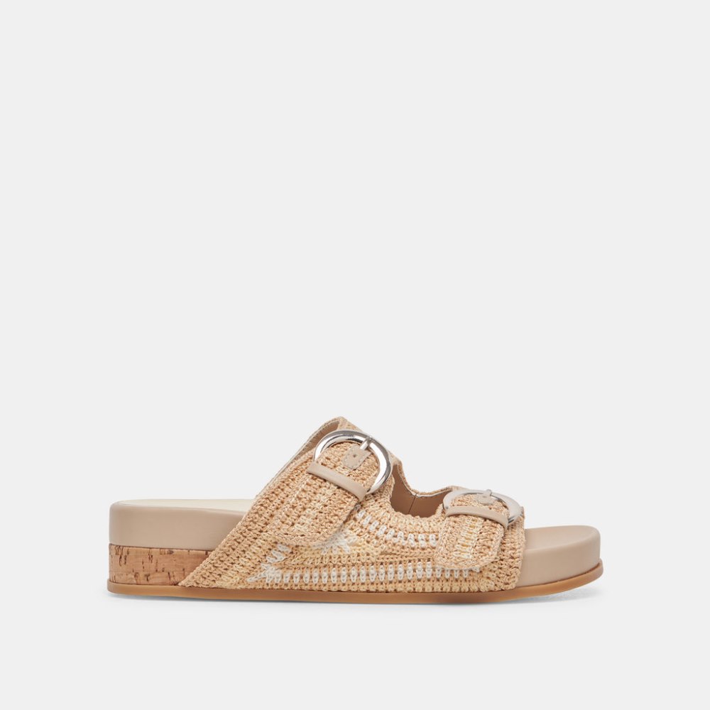 Dolce Vita Ralli Sandals Natural Multi Knit