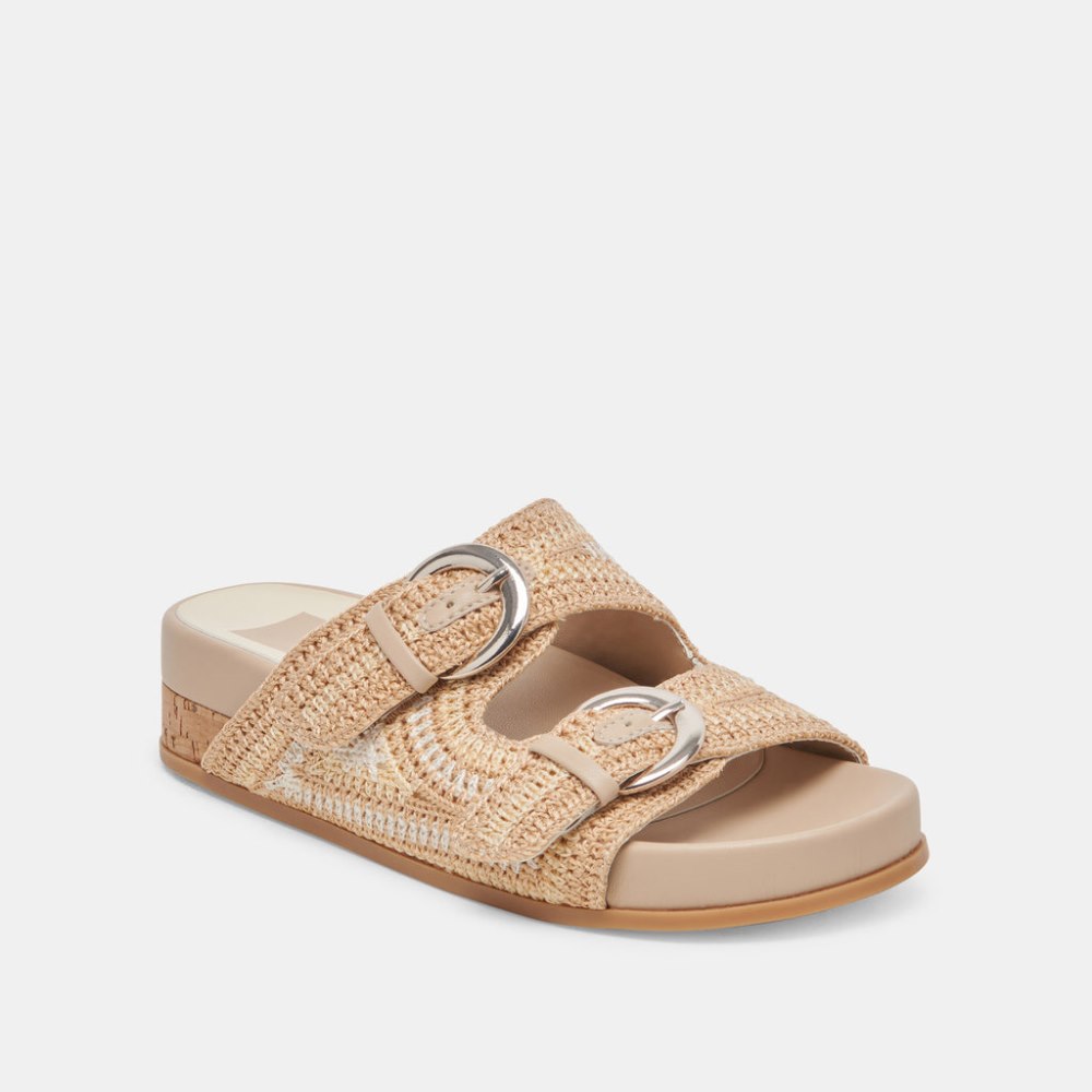 Dolce Vita Ralli Sandals Natural Multi Knit