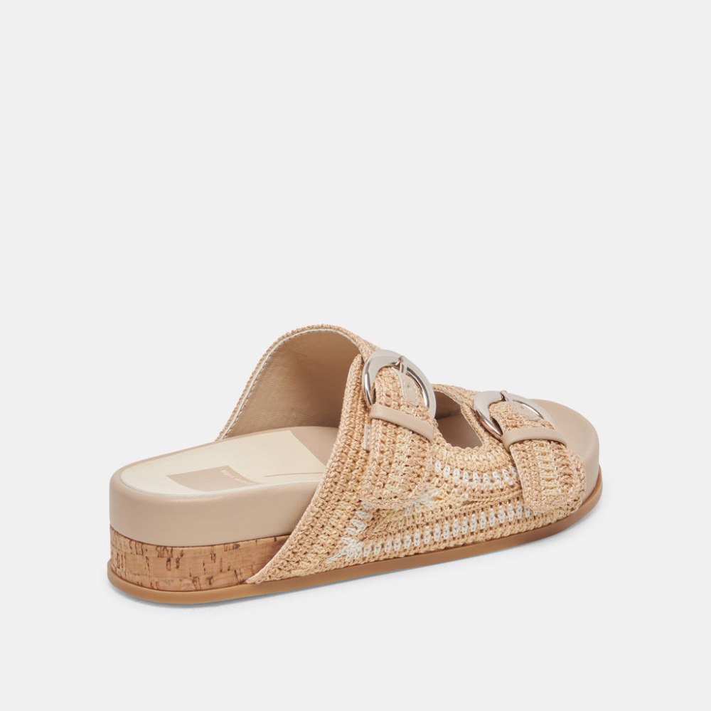 Dolce Vita Ralli Sandals Natural Multi Knit