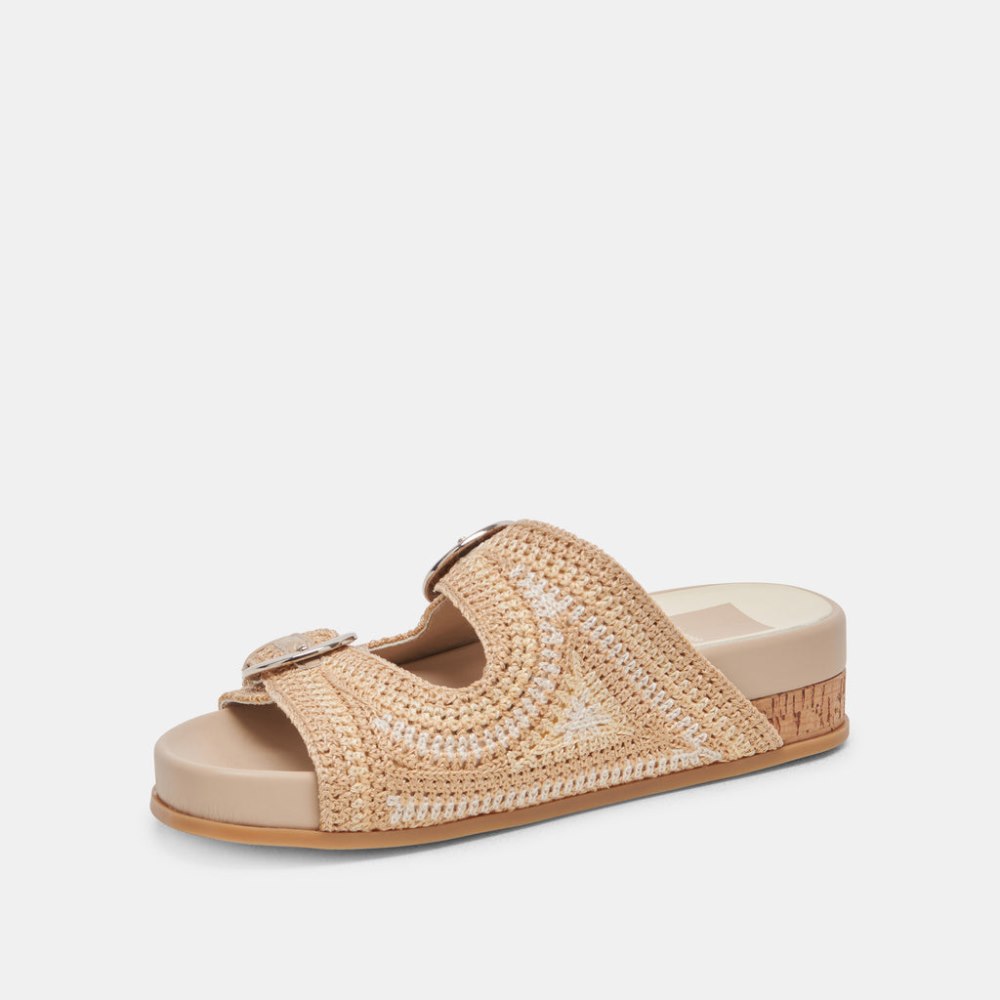 Dolce Vita Ralli Sandals Natural Multi Knit