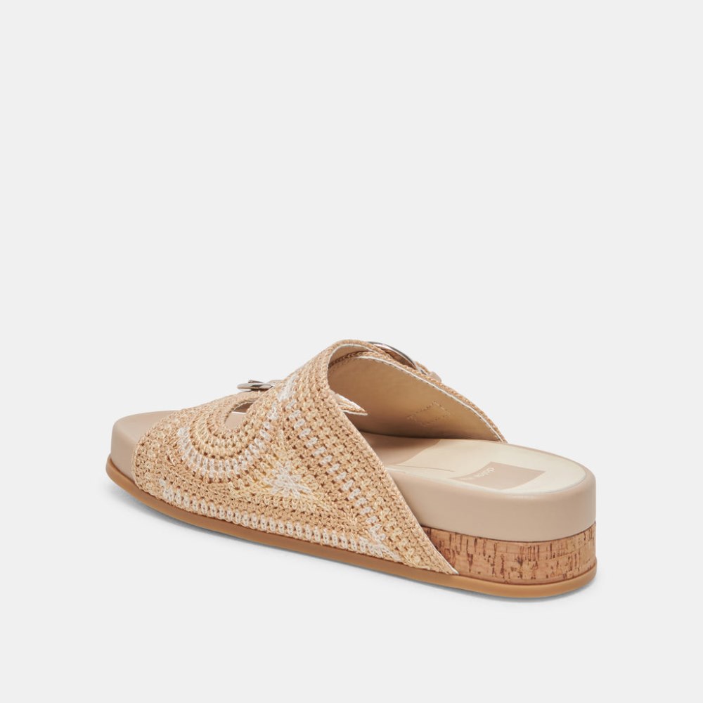 Dolce Vita Ralli Sandals Natural Multi Knit