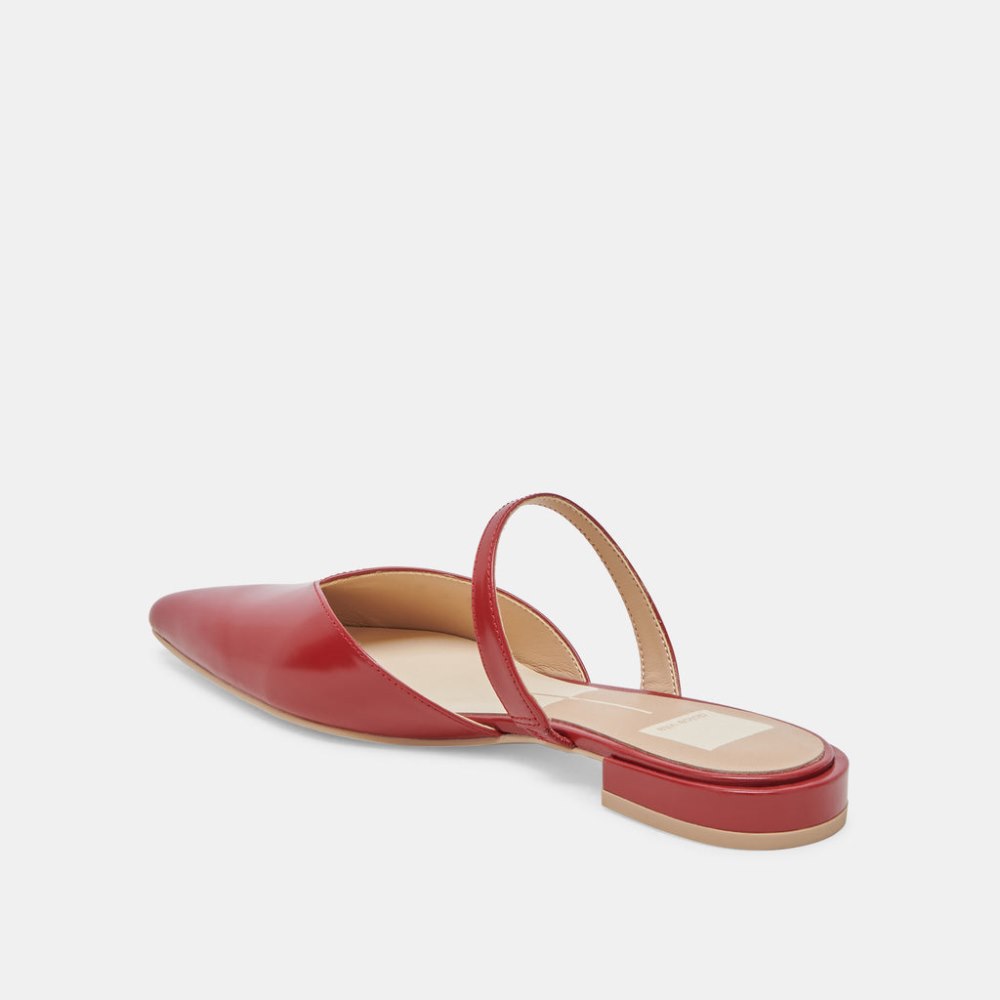 Dolce Vita Kanika Flats Red Crinkle Patent