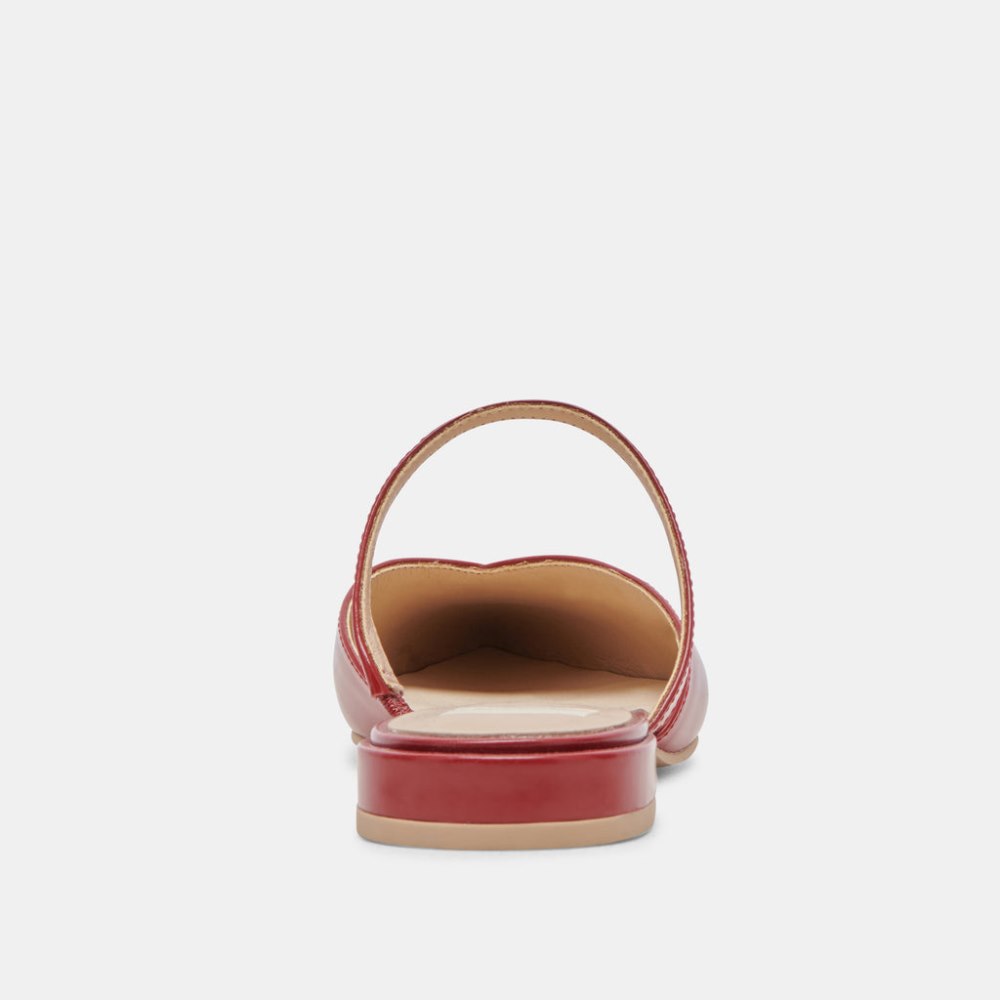Dolce Vita Kanika Flats Red Crinkle Patent