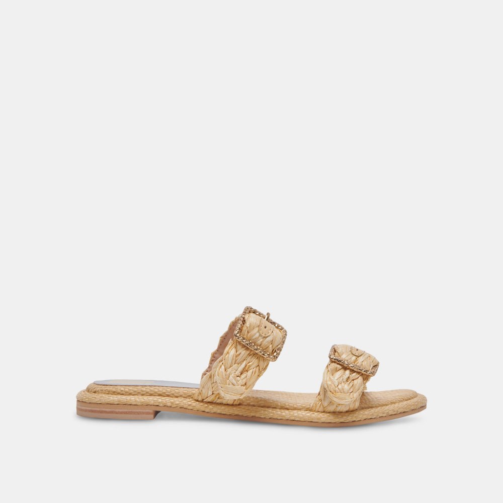 Dolce Vita Alaina Sandals Lt Natural Raffia