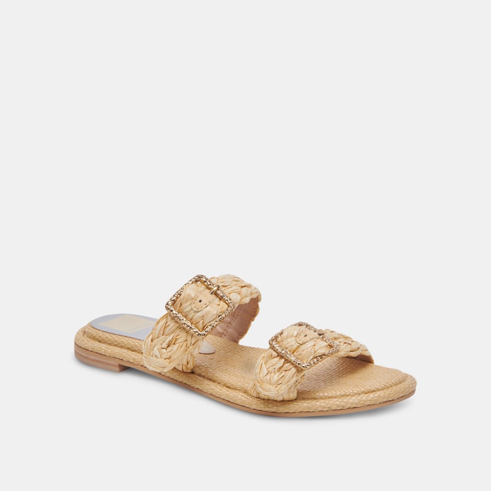 Dolce Vita Alaina Sandals Lt Natural Raffia